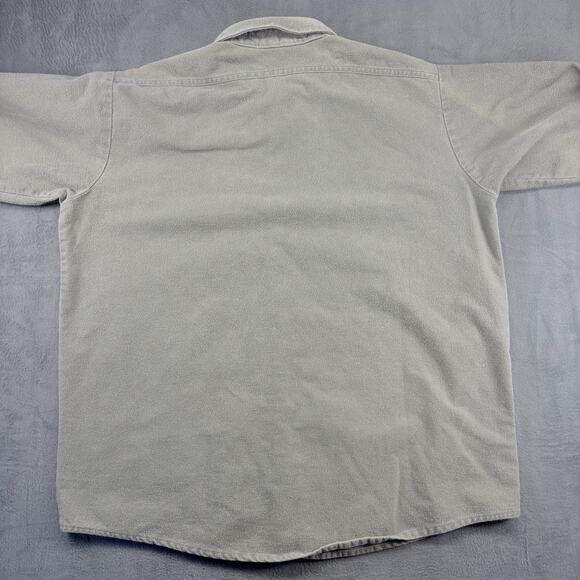 VTG Winter Run Chamois Flannel Mens 2XL Cotton Heavyweight Long Sleeve USA - Picture 2 of 7